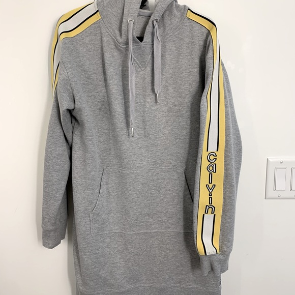 Calvin Klein pull over hoodie sweater dress (OG $ ~ 60) size medium - Picture 1 of 2